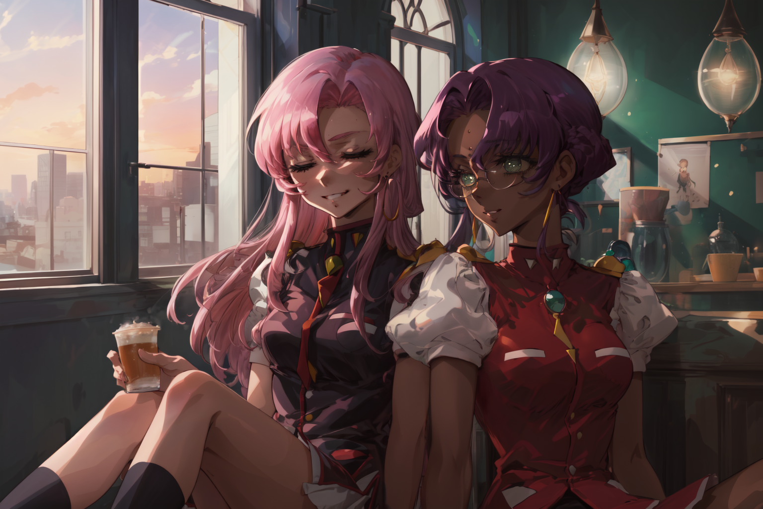 00787-2676825197-masterpiece,best quality,2girls,looking at another,sitting,cafe,_AND masterpiece,best quality,2girls,looking at another,sitting,.png